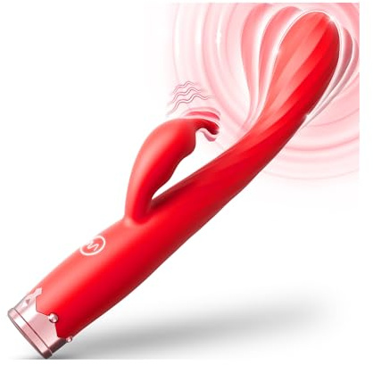 Sex Toys Rabbit Vibrator for Woman-G Spot Vibrator Sex Toýs for Woman with 10 Vibrating,90°Bendable Finger Adult Toys,Dual Motor Dildo Clitoral Anal Stimulation Vibrators Sex Toyscouples for Couples.