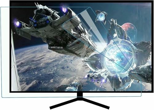 TV Displayschutzfolie, Blendschutzfolie, reduziert Blendung und Reflexionen, ideal für Home Entertainment und Gaming.