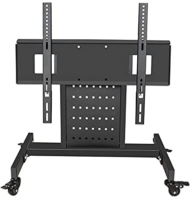TV Mounts stand Floor-standing TV Mobile Cart 32-75 Mobile Commercial TV Stand with 4 Universal Rollers Double Column Tilts Rotation TV Stand, Holds Up to 110lbs TV Bracket