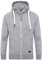 Yazubi Herren Sweatjacke Hoodie mit Reißverschluss Jacob, Grau (Mirage Gray 154703), L