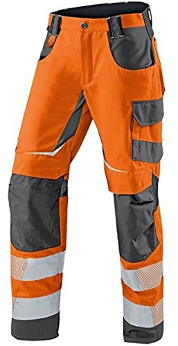 Kübler 24078343-3797-54 Sommerhose Reflectiq PSA 2, Warnorange/Anthrazit, Größe 54