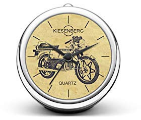 KIESENBERG Design Tischuhr Geschenk für Kreidler Florett Motorrad Fan Uhr T-20451