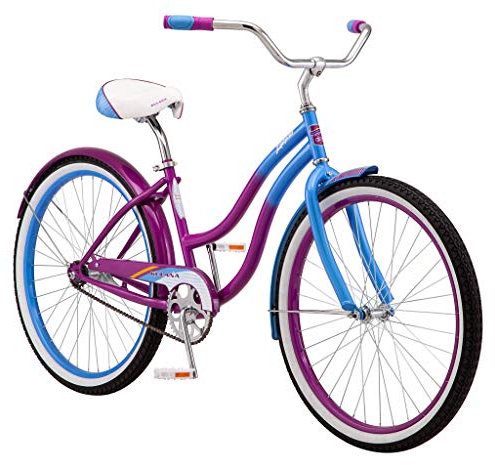 Kulana Unisex-Erwachsene Lakona Cruiser Bike, blau/violett, 26-Inch Wheels/Shore