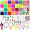 PAZOFA Rubber Bands Refill Kit 1500+ Rubber Bands Bracelet Making Kit Bracelet Making Kit for Kids Friendship Girls Birthday Party Gift Kits
