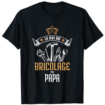 Papa Bricoleur Homme Bricolage Humour Fête Des Péres T-Shirt