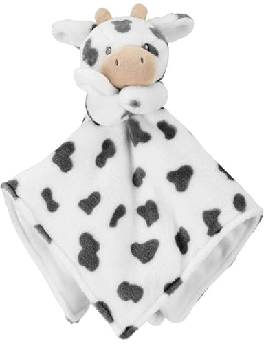 Kids Preferred Carter's Cow Plush Stuffed Animal Snuggler Lovey Security Blanket