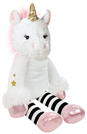 Upper Canada Lavender Fragranced Reusable Snuggable Unicorn Hottie with Heatable/Microwaveable Tourmaline Bead Tummy Insert