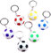 6 Stücke Fußball Schlüsselbund, Mini Fußball Schlüsselanhänger, 3D Fußball Sport Keychain, Kreatives Fußball Persönlichkeit Anhänger für Kinder Party Dekoration,Schule Karneval Belohnung