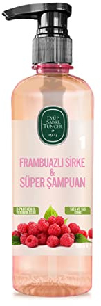 Eyüp Sabri Tuncer Haarpflegeset mit Himbeeressig (Himbeeressig & Super Shampoo 500 ml und Himbeeressig & Haartonikum 500 ml)