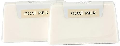 Ziegenmilch Seifen, Blockseife, Naturseife mit Duft, festes Duschgel, für alle Hauttypen, Soap Bar für Gesicht, Körper, Haare, 100 Gramm