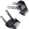WuYan 2 Stück Haarschneidekamm für Philips hc9450 hc9490 hc9452 hc7460 Haarschneider 1–7 mm, 7–24 mm Aufsatz Bartkamm
