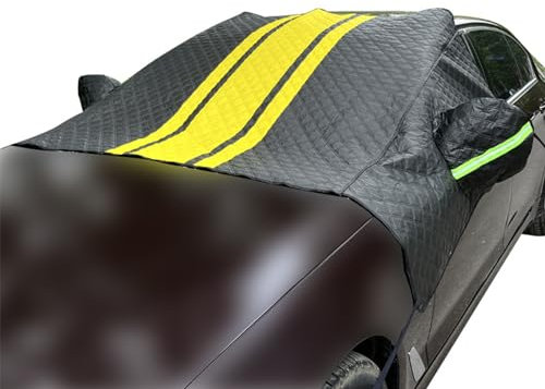 HYRAM Frontscheibenabdeckung Frostschutz, Auto Windschutzscheiben Abdeckung für Renault Trafic 2015-2023, Winter Verdicken Sonnenschutz Frontscheibe Autoscheibenabdeckung