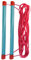 harayaa Kinder-Ski-Trainingsgurt, Ski-Trainer-Gurt, Ski-Trainer-Griff, Seil, Snowboard-Trainer zum Skateboarden, Üben, Skaten, Blauer Griff