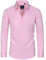 DEMEANOR Camicia da uomo a maniche lunghe, da lavoro, slim fit, da uomo, senza stiratura, per il tempo libero, Colore: rosa., M