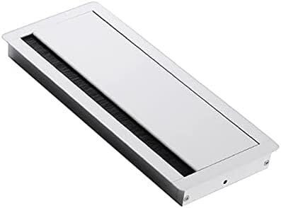 pasacables de escritorio,pasacables de escritorio, Puerto de ojal for cable de escritorio Cable de ojal for escritorio Salida ordenada Rectángulo Muebles Hardware PC Mesa de computadora con cepillo In