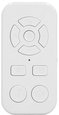 Bluetooth-Fernbedienung, Page Turner, 9 Tasten, Kabelloser Kamera-Auslöser, Selfie-Taste, Clicker, Videoaufzeichnung, Fernwiedergabe oder Pause für für