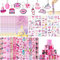 Pochette Cadeau Anniversaire Enfant Invites, 42pcs Barbi-e Pinata Anniversaire Assortiment Jouets pour Fille Garcon, Tableau de Recompense Enfant pour Stuffers Noël Prix Carnival(Barbi-e-42Pcs)