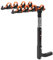 Soarify Porte-vélos Support Attache pour 4 vélos, pour voiture, VUS, camping-car, jusqu'à 65 kg de charge en caoutchouc, libération d'inclinaison, montage facile avec attelage de 5,1 cm