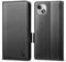 CASBST Handyhülle für iPhone 14 Hülle Premium Leder Schutzhülle Klappbar mit Kartenfach Ständer Magnet für iPhone 14 Handytasche mit RFID Kameraschutz Flip Case Klapphülle für iPhone 14 Schwarz