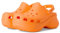 Crocs Femme Slides, Orange, 36 EU