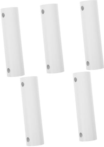 HOMSFOU 5pcs Ceiling Fan Light Ceiling Fan Long Downrod Ceiling Fan Extension Rod Ceiling Fan Downrod Extension Ceiling Fan Rod Extension Ceiling Fan Extension Pole Iron White