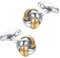 Asienice Knoten Twisted Goldene Manschettenknöpfe Gold Herren Silber Oder Gold Tone Twist Liebe Knot Edelstahl für Männer Hemd Hochzeit Geschäftsgeschenk