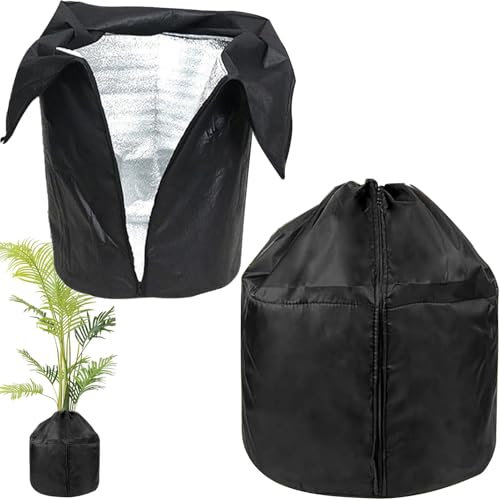 1/2/3/5 Pièces Pot De Protection Hivernale Pour Pl-antes - Housse De Protection Contre Le Gel Pour Pla-ntes D'hiver | Sac De Protection Pour Pot De Fleur | Couverture Végétale En Pot D'hiver Anti-gel
