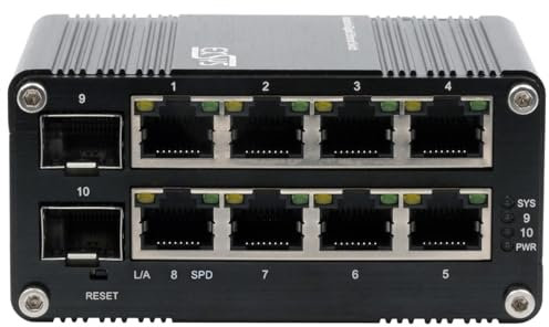 EX-62035M-SFP - Mini Switch a 10 Porte Industriale Gigabit Web gestito