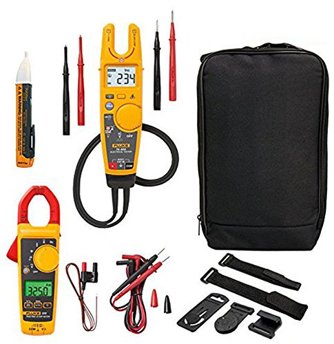Fluke T6-600 Electrical Voltage & Continuity Tester KIT4P Includes Fluke 325 Clamp Meter, 1AC Voltstick, LDM C115 Carry Case and TPAK Kit
