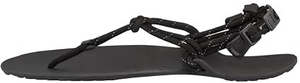 Xero Shoes Genesis Sandalen für Herren – Leichte Herrenschuhe, faltbare Sandalen, reisefreundlich – Schwarz, Größe 40 EU