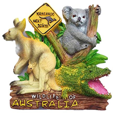 Australien Tier Känguru Koala Krokodil Kühlschrank Magnet Reise Aufkleber Souvenir Zuhause & Küche Dekoration Australien Kühlschrankmagnet