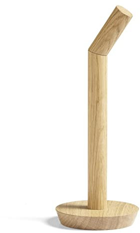 HAY Porter Küchenrollenhalter Eiche Maße: 13.5 x 36 cm, 507422, Natur/Eichenholz Geölt, H 36cm / 13,5cm