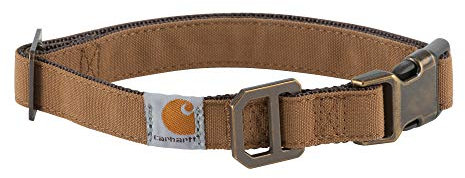 Carhartt Nylon Duck Hundehalsband Carhartt Braun/Dunkelbraun Größe M