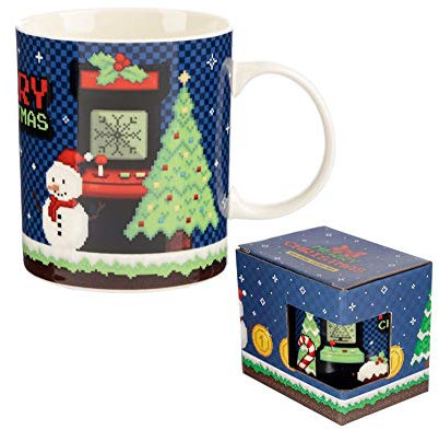 Puckator Tazza Mug Natalizia di Natale Game Over Idea Regalo