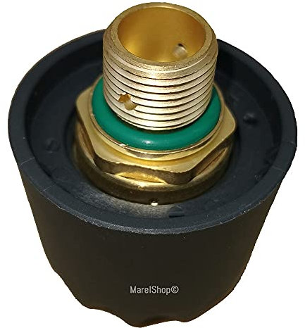 Marel Shop® - Tappo di Sicurezza Grigio Maschio per Caldaia compatibile con Polti per Modelli: VAPORELLA 505 PRO - VAPORELLA 535 ECO - VAPORELLA SILVER PLEU0211
