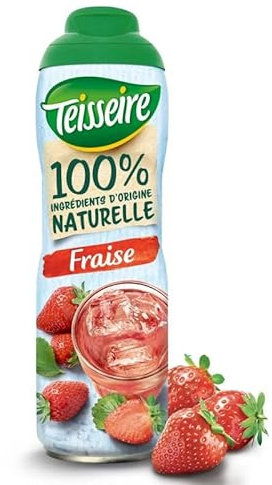 TEISSEIRE - Sirop De Fraise 60Cl - Lot De 3