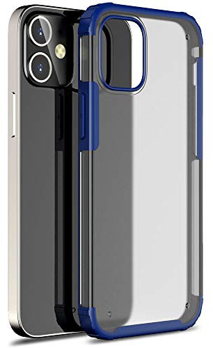 TECHGEAR iPhone 12 Mini Tough Case [Fusion FX Case] Slim & Light, Tough, Shockproof, Protective, Fused Gel Bumper & Hard Back Smooth Case Cover Designed For iPhone 12 Mini 5.4 (Blue)