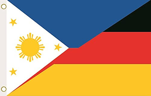 U24 Flagge Fahne Philippinen-Deutschland 90 x 150 cm