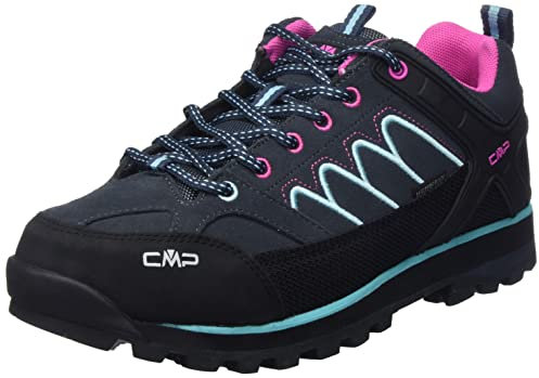 CMP Damen Moon Low Trekking Shoe Wp, Antracite-Acqua, 41