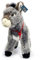 Esel Nelly grau stehend 30 cm Grauesel Hausesel Plüschtier Kuscheltier by Uni-Toys