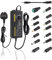 120W Adjustable Power Supply DC 3V~24V MAX 5A Universal Switching AC to DC Adapter 100V-240V AC/DC Converter with LED Voltage Display and 14 Commonly Used Tips,for Household Electronics