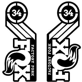 Adesivi compatibili con forcella bici Fox 34 Factory Fork 29''