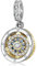 Magic Charms Gold Evil Eye Anhänger, 925 Sterling Silber Goldenes Auge des Horus Symbol Charm Perlen mit Zirkonia Stein Charm für Armband Halskette Mutter Tochter Schwester Geschenke