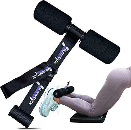 NordStick PRO The Original Hamstring Curl Strap – Führen Sie nordische Locken jederzeit und überall – verbesserte Stabilität Premium Komfort – Krafttraining für Männer und Frauen –