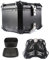 WNANCH Aluminium Motorradkoffer & Gepã Topcase 28L 36L 45L 55L 65L 80L 100L Top Case Roller Koffer Mit 2 Schlüsseln Helmkoffer für Elektromobil (Size : A-36L)