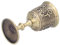 Acouto Weinbecher aus Bronze, Vintage-Kelch, Geprägter Europäischer Königlicher Kelch, Whiskey-Getränk, Partyzubehör (L), Speisen und Unterhaltung (L)