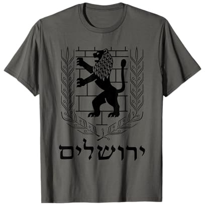 Lion Of Judah Jewish Pride Israel Flag T-Shirt