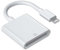 BRAVECOW SD Card Reader for iPhone iPad Camera,Memory Card Reading Memory Trail Camera Viewer Sd Card Adapter iPhone X/8 Plus/11/12/13 Plus/7/6s Plus/6s/6 Plus/iPad Mini/Air,Plug and Play