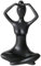 Boltze Home Dekofigur Yoga, Frau, 10 cm, Muster:Muster 1