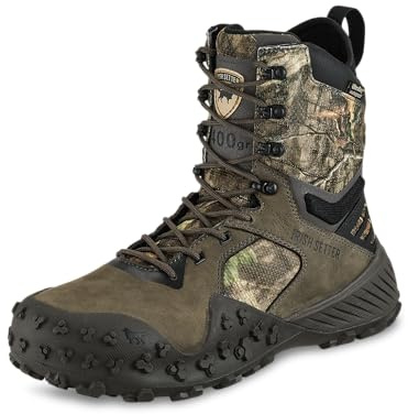 Irish Setter, VaprTrek, Men’s, 8, Waterproof, Insulated 400g, Hunting Boot, Mossy Oak Country Roots, 10.5 D (Medium)
